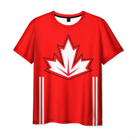 Мужская футболка 3D с принтом Сборная Канады по хоккею 2016 в Тюмени, 100% полиэфир | прямой крой, круглый вырез горловины, длина до линии бедер | Тематика изображения на принте: world cup hockey | брент бёрс | вратарь | дрю даути | защитник | канада | клюшка | кубок мира | нападающий | петерс билл | сanada | сборная канады | сидни патрик кросби | хоккей | хоккейная форма | шайба