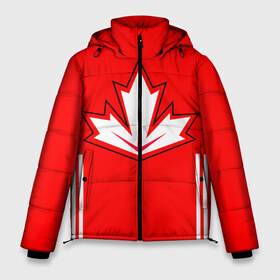 Мужская зимняя куртка 3D с принтом Сборная Канады по хоккею 2016 в Тюмени, верх — 100% полиэстер; подкладка — 100% полиэстер; утеплитель — 100% полиэстер | длина ниже бедра, свободный силуэт Оверсайз. Есть воротник-стойка, отстегивающийся капюшон и ветрозащитная планка. 

Боковые карманы с листочкой на кнопках и внутренний карман на молнии. | Тематика изображения на принте: world cup hockey | брент бёрс | вратарь | дрю даути | защитник | канада | клюшка | кубок мира | нападающий | петерс билл | сanada | сборная канады | сидни патрик кросби | хоккей | хоккейная форма | шайба