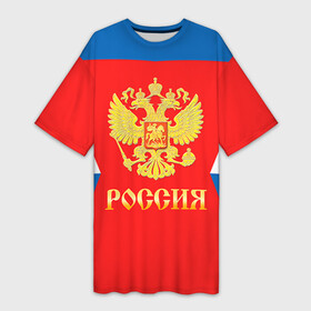 Платье-футболка 3D с принтом Форма № 88 VASILEVSKIY в Тюмени,  |  | Тематика изображения на принте: 88 vasilevskiy | world cup hockey | валилевский андрей | клюшка | кубок мира | россия | сборная россии | хоккейная форма | шайба