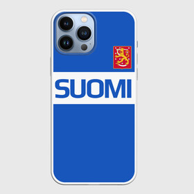 Чехол для iPhone 13 Pro Max с принтом Сборная Финляндии по хоккею в Тюмени,  |  | finland | hockey | вратарь | защитник | клюшка | кубок мира | микко коскинен | нападающий | сами ватанен | сборная канады | финляндия | хоккей | хоккейная форма | ярно коскиранта