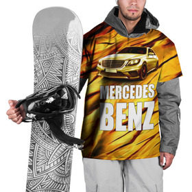 Накидка на куртку 3D с принтом Mercedes Benz в Тюмени, 100% полиэстер |  | Тематика изображения на принте: benz | mercedes | авто | автомобиль | водитель | машина | мерседес бенц | тачка
