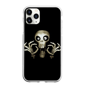 Чехол для iPhone 11 Pro Max матовый с принтом Скeлетик в Тюмени, Силикон |  | bones | halloween | skull в идеи подарков в хеллоуин | скелет | скелеты | хеллоиун | хэллоуин | хэлоуин | череп | черепа