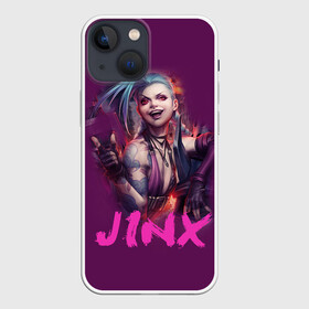 Чехол для iPhone 13 mini с принтом Jinx в Тюмени,  |  | l.o.l | league of legends | игры | лига легенд | лол