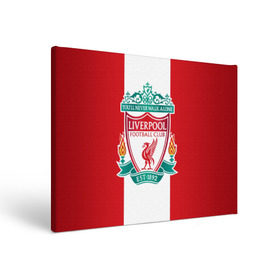 Холст прямоугольный с принтом Liverpool FC в Тюмени, 100% ПВХ |  | англия | клуб | ливерпуль | фк | футбол | футбольный