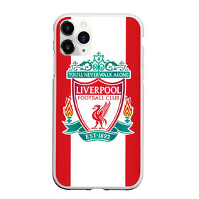 Чехол для iPhone 11 Pro матовый с принтом Liverpool FC в Тюмени, Силикон |  | англия | клуб | ливерпуль | фк | футбол | футбольный