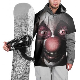 Накидка на куртку 3D с принтом Милый клоун в Тюмени, 100% полиэстер |  | Тематика изображения на принте: злобный