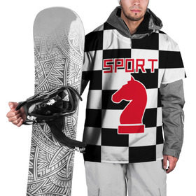Накидка на куртку 3D с принтом Шахматы это спорт в Тюмени, 100% полиэстер |  | chess | sport