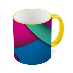 Кружка 3D с принтом Аbstract в Тюмени, керамика | ёмкость 330 мл | abstract | colorful | colors | geometry | rainbow | shapes | абстрактные