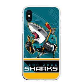 Чехол для iPhone XS Max матовый с принтом San Jose Sharks в Тюмени, Силикон | Область печати: задняя сторона чехла, без боковых панелей | nhl | san jose sharks | sharks | stanley cup | кубок стенли | кубок стэнли | нхл | сан хосе | сан хосе шаркс | хоккей | хоккейный клуб | шаркс