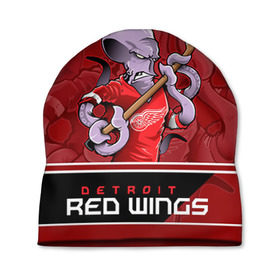 Шапка 3D с принтом Detroit Red Wings в Тюмени, 100% полиэстер | универсальный размер, печать по всей поверхности изделия | detroit red wings | nhl | stanley cup | детройд | детройт ред уингз | кубок стенли | кубок стэнли | марченко | нхл | хоккей | хоккейный клуб