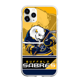 Чехол для iPhone 11 Pro Max матовый с принтом Buffalo Sabres в Тюмени, Силикон |  | buffalo sabres | nhl | stanley cup | баффало сейбрз | буффало | кубок стенли | кубок стэнли | куликов | нхл | хоккей | хоккейный клуб