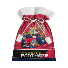 Подарочный 3D мешок с принтом Florida Panthers в Тюмени, 100% полиэстер | Размер: 29*39 см | Тематика изображения на принте: florida panthers | nhl | stanley cup | кубок стенли | кубок стэнли | нхл | флорида пантерз | флорида пантеры | хоккей | хоккейный клуб