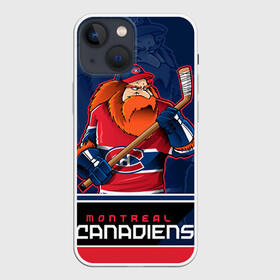 Чехол для iPhone 13 mini с принтом Montreal Canadiens в Тюмени,  |  | montreal canadiens | nhl | stanley cup | емелин | кубок стенли | кубок стэнли | марков | монреаль | монреаль канадиенс | нхл | радулов | хоккей | хоккейный клуб