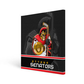 Холст квадратный с принтом Ottawa Senators в Тюмени, 100% ПВХ |  | nhl | ottawa senators | stanley cup | кубок стенли | кубок стэнли | нхл | оттава сенаторз | сенаторс | хоккей | хоккейный клуб