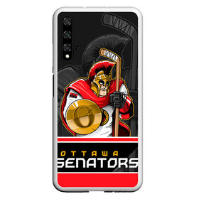 Чехол для Honor 20 с принтом Ottawa Senators в Тюмени, Силикон | Область печати: задняя сторона чехла, без боковых панелей | Тематика изображения на принте: nhl | ottawa senators | stanley cup | кубок стенли | кубок стэнли | нхл | оттава сенаторз | сенаторс | хоккей | хоккейный клуб