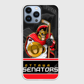 Чехол для iPhone 13 Pro Max с принтом Ottawa Senators в Тюмени,  |  | nhl | ottawa senators | stanley cup | кубок стенли | кубок стэнли | нхл | оттава сенаторз | сенаторс | хоккей | хоккейный клуб