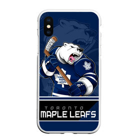 Чехол для iPhone XS Max матовый с принтом Toronto Maple Leafs в Тюмени, Силикон | Область печати: задняя сторона чехла, без боковых панелей | nhl | stanley cup | toronto maple leafs | валиев | кубок стенли | кубок стэнли | мэпл лифс | нхл | сошников | торонто | торонто мейпл лифс | хоккей | хоккейный клуб