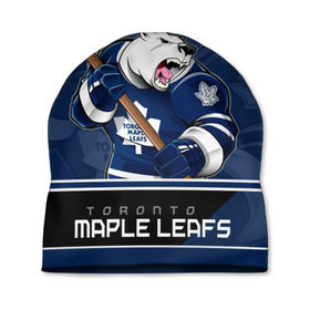 Шапка 3D с принтом Toronto Maple Leafs в Тюмени, 100% полиэстер | универсальный размер, печать по всей поверхности изделия | Тематика изображения на принте: nhl | stanley cup | toronto maple leafs | валиев | кубок стенли | кубок стэнли | мэпл лифс | нхл | сошников | торонто | торонто мейпл лифс | хоккей | хоккейный клуб