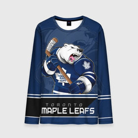 Мужской лонгслив 3D с принтом Toronto Maple Leafs в Тюмени, 100% полиэстер | длинные рукава, круглый вырез горловины, полуприлегающий силуэт | nhl | stanley cup | toronto maple leafs | валиев | кубок стенли | кубок стэнли | мэпл лифс | нхл | сошников | торонто | торонто мейпл лифс | хоккей | хоккейный клуб