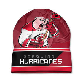 Шапка 3D с принтом Carolina Hurricanes в Тюмени, 100% полиэстер | универсальный размер, печать по всей поверхности изделия | carolina hurricanes | nhl | stanley cup | каролина | каролина харрикейнз | кубок стенли | кубок стэнли | нхл | хоккей | хоккейный клуб | хурикэйнс