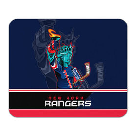 Коврик прямоугольный с принтом New York Rangers в Тюмени, натуральный каучук | размер 230 х 185 мм; запечатка лицевой стороны | new york rangers | nhl | stanley cup | кубок стенли | кубок стэнли | нхл | нью йорк рейнджерс | нью йорк рейнджеры | рейнджеры | хоккей | хоккейный клуб