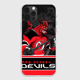 Чехол для iPhone 12 Pro с принтом New Jersey Devils в Тюмени, силикон | область печати: задняя сторона чехла, без боковых панелей | new jersey devils | nhl | stanley cup | дъяволы нью джерси | калинин | кубок стенли | кубок стэнли | нхл | нью джерси девилз | хоккей | хоккейный клуб