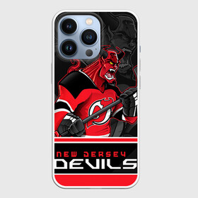 Чехол для iPhone 13 Pro с принтом New Jersey Devils в Тюмени,  |  | new jersey devils | nhl | stanley cup | дъяволы нью джерси | калинин | кубок стенли | кубок стэнли | нхл | нью джерси девилз | хоккей | хоккейный клуб