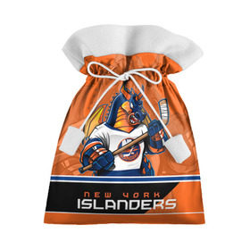 Подарочный 3D мешок с принтом New York Islanders в Тюмени, 100% полиэстер | Размер: 29*39 см | Тематика изображения на принте: new york islanders | nhl | stanley cup | айлендерс | кубок стенли | кубок стэнли | кулемин | нхл | нью йорк айлендерс | хоккей | хоккейный клуб
