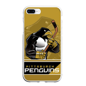 Чехол для iPhone 7Plus/8 Plus матовый с принтом Pittsburgh Penguins в Тюмени, Силикон | Область печати: задняя сторона чехла, без боковых панелей | nhl | pittsburgh penguins | stanley cup | кросби | кубок стенли | кубок стэнли | малкин | нхл | пингвинс | питтсбург пингвинз | сидни кросби | хоккей | хоккейный клуб