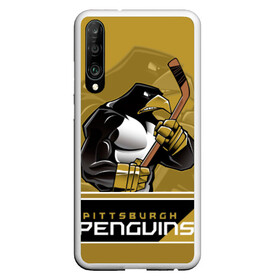 Чехол для Honor P30 с принтом Pittsburgh Penguins в Тюмени, Силикон | Область печати: задняя сторона чехла, без боковых панелей | nhl | pittsburgh penguins | stanley cup | кросби | кубок стенли | кубок стэнли | малкин | нхл | пингвинс | питтсбург пингвинз | сидни кросби | хоккей | хоккейный клуб