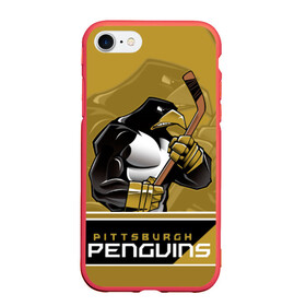 Чехол для iPhone 7/8 матовый с принтом Pittsburgh Penguins в Тюмени, Силикон | Область печати: задняя сторона чехла, без боковых панелей | nhl | pittsburgh penguins | stanley cup | кросби | кубок стенли | кубок стэнли | малкин | нхл | пингвинс | питтсбург пингвинз | сидни кросби | хоккей | хоккейный клуб