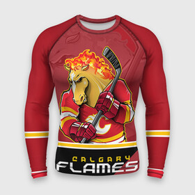 Мужской рашгард 3D с принтом Calgary Flames в Тюмени,  |  | Тематика изображения на принте: calgary flames | nhl | stanley cup | калгари флэймз | кубок стенли | кубок стэнли | нхл | флэймс | хоккей | хоккейный клуб