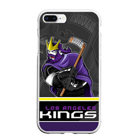 Чехол для iPhone 7Plus/8 Plus матовый с принтом Los Angeles Kings в Тюмени, Силикон | Область печати: задняя сторона чехла, без боковых панелей | los angeles kings | nhl | stanley cup | кубок стенли | кубок стэнли | лос анджелес кингз | лос анжелес короли | нхл | хоккей | хоккейный клуб