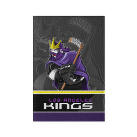 Обложка для паспорта матовая кожа с принтом Los Angeles Kings в Тюмени, натуральная матовая кожа | размер 19,3 х 13,7 см; прозрачные пластиковые крепления | los angeles kings | nhl | stanley cup | кубок стенли | кубок стэнли | лос анджелес кингз | лос анжелес короли | нхл | хоккей | хоккейный клуб