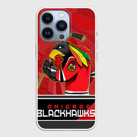 Чехол для iPhone 13 Pro с принтом Chicago Blackhawks в Тюмени,  |  | Тематика изображения на принте: chicago blackhawks | nhl | stanley cup | анисимов | блэкхокс | кубок стенли | кубок стэнли | нхл | панарин | хоккей | хоккейный клуб | чикаго | чикаго блэкхокс