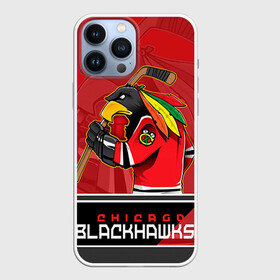 Чехол для iPhone 13 Pro Max с принтом Chicago Blackhawks в Тюмени,  |  | Тематика изображения на принте: chicago blackhawks | nhl | stanley cup | анисимов | блэкхокс | кубок стенли | кубок стэнли | нхл | панарин | хоккей | хоккейный клуб | чикаго | чикаго блэкхокс