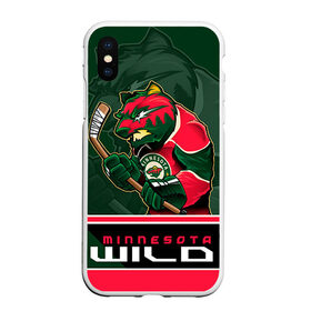 Чехол для iPhone XS Max матовый с принтом Minnesota Wild в Тюмени, Силикон | Область печати: задняя сторона чехла, без боковых панелей | minnesota wild | nhl | stanley cup | кубок стенли | кубок стэнли | минесота | миннесота уайлд | нхл | хоккей | хоккейный клуб