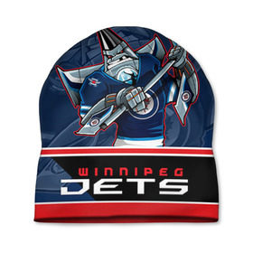 Шапка 3D с принтом Winnipeg Jets в Тюмени, 100% полиэстер | универсальный размер, печать по всей поверхности изделия | nhl | stanley cup | winnipeg jets | бурмистров | винипег | виннипег джетс | кубок стенли | кубок стэнли | нхл | хоккей | хоккейный клуб