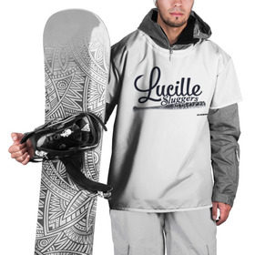 Накидка на куртку 3D с принтом Lucille Sluggers 3 в Тюмени, 100% полиэстер |  | Тематика изображения на принте: the walking dead | бита | зомби | ниган | ужасы | ходячие