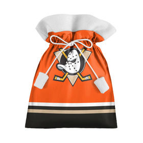 Подарочный 3D мешок с принтом Anaheim Ducks в Тюмени, 100% полиэстер | Размер: 29*39 см | Тематика изображения на принте: хоккей