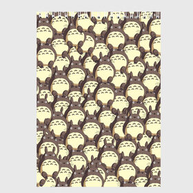 Скетчбук с принтом Тоторо в Тюмени, 100% бумага
 | 48 листов, плотность листов — 100 г/м2, плотность картонной обложки — 250 г/м2. Листы скреплены сверху удобной пружинной спиралью | мой сосед | паттерн