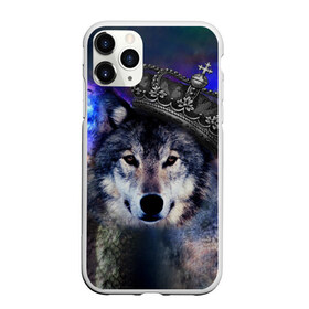 Чехол для iPhone 11 Pro матовый с принтом King Wolf в Тюмени, Силикон |  | животное | зверь | космос | природа волк | русь | славяне