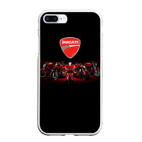 Чехол для iPhone 7Plus/8 Plus матовый с принтом Ducati 5 в Тюмени, Силикон | Область печати: задняя сторона чехла, без боковых панелей | ducati | moto | дукати | мото | мотоцикл | мотоциклы