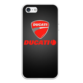 Чехол для iPhone 5/5S матовый с принтом Ducati 3 в Тюмени, Силикон | Область печати: задняя сторона чехла, без боковых панелей | ducati | moto | дукати | мото | мотоцикл | мотоциклы