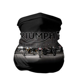 Бандана-труба 3D с принтом Triumph 5 в Тюмени, 100% полиэстер, ткань с особыми свойствами — Activecool | плотность 150‒180 г/м2; хорошо тянется, но сохраняет форму | moto | triumph | мотоцикл | мотоциклы | триумф