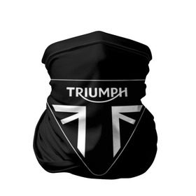 Бандана-труба 3D с принтом Triumph 4 в Тюмени, 100% полиэстер, ткань с особыми свойствами — Activecool | плотность 150‒180 г/м2; хорошо тянется, но сохраняет форму | moto | triumph | мотоцикл | мотоциклы | триумф