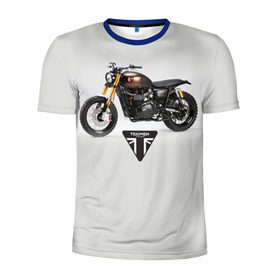 Мужская футболка 3D спортивная с принтом Triumph 3 в Тюмени, 100% полиэстер с улучшенными характеристиками | приталенный силуэт, круглая горловина, широкие плечи, сужается к линии бедра | Тематика изображения на принте: 