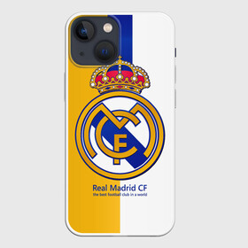 Чехол для iPhone 13 mini с принтом Real Madrid CF в Тюмени,  |  | football | испания | клуб | мадрид | реал | фк | футбольный