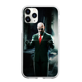 Чехол для iPhone 11 Pro Max матовый с принтом Hitman в Тюмени, Силикон |  | Тематика изображения на принте: agent | hitman | агент 47 | хитмэн