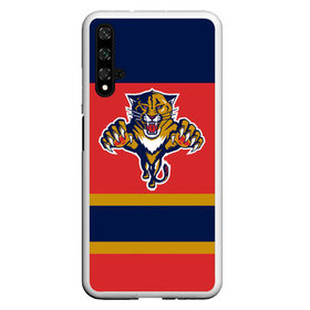 Чехол для Honor 20 с принтом Florida Panthers в Тюмени, Силикон | Область печати: задняя сторона чехла, без боковых панелей | florida panthers | hockey | nhl | нхл | хоккей